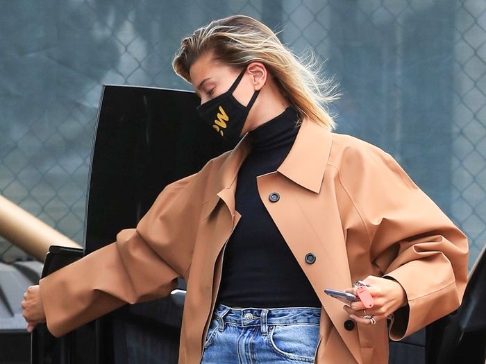 Hailey Bieber's Latest Look Is a Sign of Fall Outfits to Come